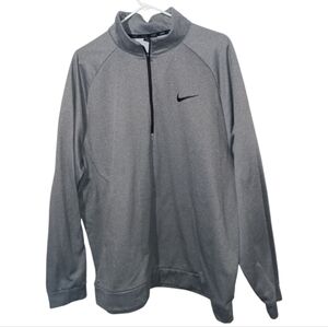Nike Gray Quarter-Zip Sweatshirt